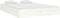 vidaXL - Bedframe - massief - hout - wit - 120x190 - cm