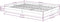 vidaXL - Bedframe - massief - hout - wit - 120x190 - cm
