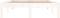 vidaXL - Bedframe - massief - hout - wit - 120x190 - cm