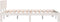 vidaXL - Bedframe - massief - hout - wit - 120x190 - cm