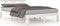 vidaXL - Bedframe - massief - hout - wit - 120x200 - cm