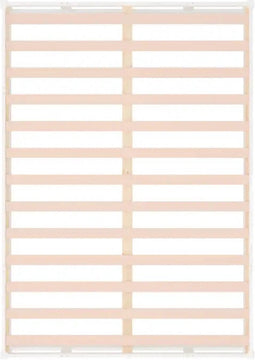 vidaXL - Bedframe - massief - hout - wit - 120x200 - cm