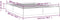 vidaXL - Bedframe - massief - hout - wit - 120x200 - cm