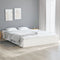 vidaXL - Bedframe - massief - hout - wit - 120x200 - cm