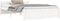 vidaXL - Bedframe - massief - hout - wit - 120x200 - cm