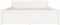 vidaXL - Bedframe - massief - hout - wit - 120x200 - cm