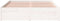 vidaXL - Bedframe - massief - hout - wit - 120x200 - cm
