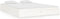 vidaXL - Bedframe - massief - hout - wit - 135x190 - cm