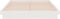 vidaXL - Bedframe - massief - hout - wit - 135x190 - cm