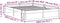 vidaXL - Bedframe - massief - hout - wit - 135x190 - cm
