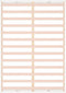 vidaXL - Bedframe - massief - hout - wit - 135x190 - cm