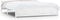 vidaXL - Bedframe - massief - hout - wit - 140x190 - cm
