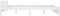 vidaXL - Bedframe - massief - hout - wit - 140x190 - cm