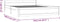 vidaXL - Bedframe - massief - hout - wit - 140x190 - cm