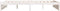 vidaXL - Bedframe - massief - hout - wit - 140x190 - cm