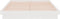 vidaXL - Bedframe - massief - hout - wit - 140x190 - cm