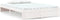 vidaXL - Bedframe - massief - hout - wit - 140x200 - cm