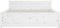 vidaXL - Bedframe - massief - hout - wit - 140x200 - cm