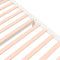 vidaXL - Bedframe - massief - hout - wit - 140x200 - cm