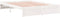 vidaXL - Bedframe - massief - hout - wit - 140x200 - cm
