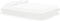vidaXL - Bedframe - massief - hout - wit - 150x200 - cm