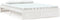 vidaXL - Bedframe - massief - hout - wit - 150x200 - cm