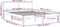 vidaXL - Bedframe - massief - hout - wit - 150x200 - cm