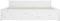 vidaXL - Bedframe - massief - hout - wit - 150x200 - cm