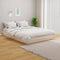 vidaXL - Bedframe - massief - hout - wit - 150x200 - cm