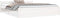 vidaXL - Bedframe - massief - hout - wit - 150x200 - cm