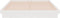 vidaXL - Bedframe - massief - hout - wit - 150x200 - cm