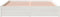 vidaXL - Bedframe - massief - hout - wit - 150x200 - cm