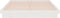 vidaXL - Bedframe - massief - hout - wit - 150x200 - cm