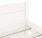 vidaXL - Bedframe - massief - hout - wit - 150x200 - cm
