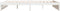 vidaXL - Bedframe - massief - hout - wit - 150x200 - cm