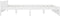 vidaXL - Bedframe - massief - hout - wit - 160x200 - cm