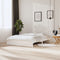vidaXL - Bedframe - massief - hout - wit - 160x200 - cm