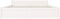 vidaXL - Bedframe - massief - hout - wit - 160x200 - cm