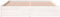 vidaXL - Bedframe - massief - hout - wit - 160x200 - cm