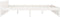 vidaXL - Bedframe - massief - hout - wit - 160x200 - cm