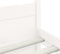 vidaXL - Bedframe - massief - hout - wit - 160x200 - cm