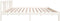 vidaXL - Bedframe - massief - hout - wit - 160x200 - cm