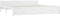 vidaXL - Bedframe - massief - hout - wit - 180x200 - cm - 6FT - Super - King