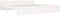 vidaXL - Bedframe - massief - hout - wit - 180x200 - cm - 6FT - Super - King