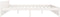 vidaXL - Bedframe - massief - hout - wit - 180x200 - cm - 6FT - Super - King