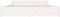 vidaXL - Bedframe - massief - hout - wit - 180x200 - cm - 6FT - Super - King