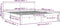 vidaXL - Bedframe - massief - hout - wit - 180x200 - cm