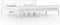 vidaXL - Bedframe - massief - hout - wit - 180x200 - cm