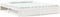 vidaXL - Bedframe - massief - hout - wit - 180x200 - cm