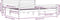 vidaXL - Bedframe - massief - hout - wit - 180x200 - cm